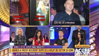 Ioana Popescu: "Lena spunea că îl place mult pe Victor"