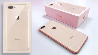 Gold iPhone 8 Plus Unboxing & First Impressions!