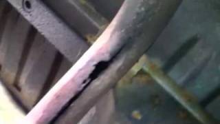Mitsubishi Delica L400 Exhaust Tailpipe Metal Loss
