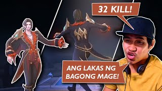 Bagong Hero ng ML na Mage, Subrang Lakas (Cecillion) 32 Kill