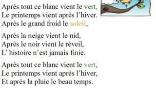 aprender frances poesia, learn french poem , poésie