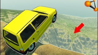 ТРАМПЛИН Через КАНЬОН - BeamNg Drive