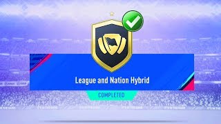 FIFA 19 LEAGUE AND NATION HYBRID SBC CHEAPEST SOLUTION | SQUAD BUILDING CHALLENGE | FIFA 19