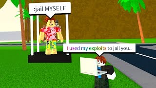 I Gave A Fake Hacker ADMIN COMMANDS.. (Roblox)