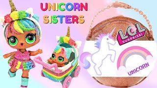 Finding LOL Big Surprise Glitter Custom Unicorn Lil' Sister and Stroller