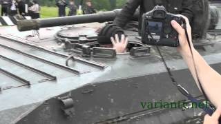 Шемчук катається на БМП (Яворівський полігон)