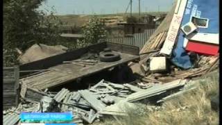 Авария в Троицком (Калмыкия)