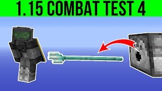 Minecraft 1.15 Combat Test Snapshot 4 : Snowballs Stack To 64 & Trident Loyalty In The Void!