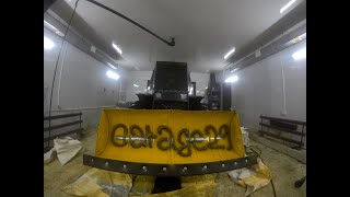 Каракат переломка с ножом-отвалом для уборки снега.