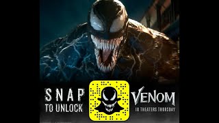 How to unlock the Venom filter in Snapchat/Facebook