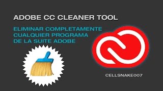 Adobe CC Cleaner Tool [Como Desinstalar Adobe Creative Cloud 2016 [Completo]