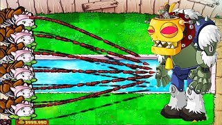 Plants vs Zombies Hack - 1 Cattail vs 1  Dr. Zomboss