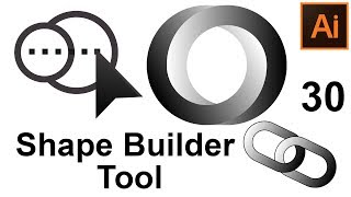 Инструмент Создание фигур Adobe Illustrator Параметры Настройки Shape Builder Оptions Курс ?Урок 30