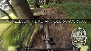 Bikepark Oberammergau - "Wurzel Sepp" in the wet -subtitled-
