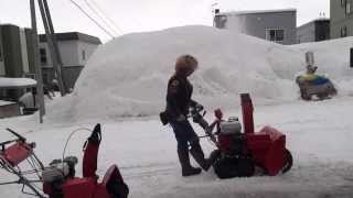 ホンダ除雪機紹介動画-HS55、HS80（除雪作業有り）