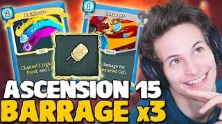 Slay The Spire - Defect Runic Capacitor + 3x Barrage Deck | Ascension 15