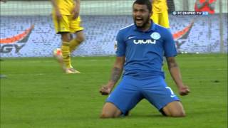 «Днепр» - «Металлист» - 5:0. Гол Руиса [HD]