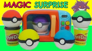POKEMON Play-Doh  Surprises & Magic Microwave Playset