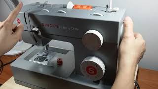 Singer Sewing Machine 4432 Heavy Duty/ Threading/ Winding the bobbin/Automatic Needle Threading