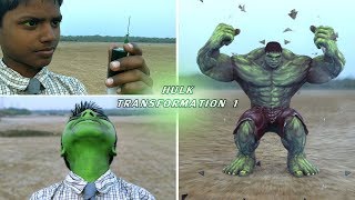 The Hulk Transformation In real Life  Episode 1 | Fan made #Marvel_Hulk vfx movie | Shot on Mobile