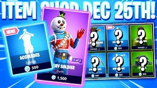Fortnite Item Shop! CHRISTMAS SKINS! Daily & Featured Items! (December 25th 2018)