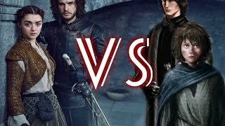 Сериальные Джон и Арья vs Книжные. Игра Престолов 6 сезон.
