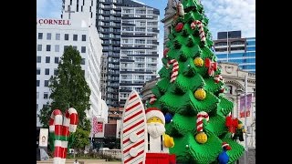 Жизнь в Новой Зеландии Огромная ЛЕГО елка Лето солнце жара