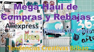 Mega Haul de compras scrap y papelería: Aliexpress, rebajas Scrap, Ikea... Con links