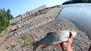 Ловля Голавля на Спиннинг с Берега летом . Рыбалка .р.Тиса