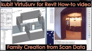 VirtuSurv to Revit: Family creation from scan data