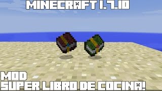 Minecraft 1.7.10 SUPER LIBRO DE COCINA! Cooking For Blockheads Mod Español!