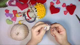 МК// Вязаная игрушка "Купидончик". Часть 1.