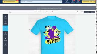 fashionprint.gr - T-Shirt design Customization Tool - Video Tutorial 1