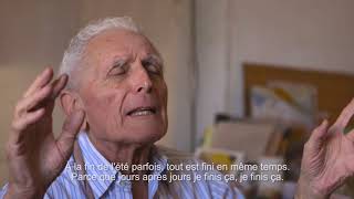 Exposition L'art du pastel | Irving Petlin dans son atelier, la pratique du pastel | Petit Palais