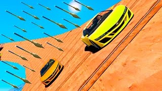 МАШИНЫ ПРОТИВ RPG НА АДСКОЙ СПИРАЛИ СМЕРТИ! (GTA 5 Смешные моменты)