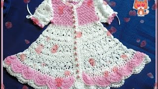 Платье для девочки крючком ГОДЕЦИЯ . Часть 3 - вяжем рукав.. Dress for a little girl crochet