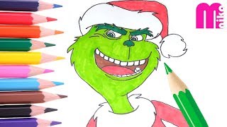 ГРИНЧ - Как нарисовать героя из мультфильма The Grinch | Merry Nika