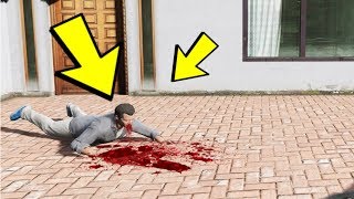 KANLI EVIN ÖNÜNDE KAN KUSMAYA BAŞLADI ?? (GTA 5)