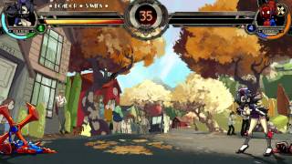 skullgirls anime boobs gameplay sexy fighting arcade game part 2