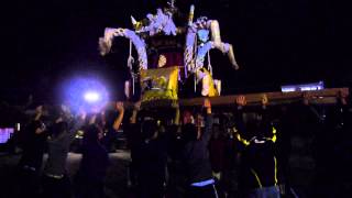 20141010生野秋祭り（早くも）三区子供屋台差し上げ