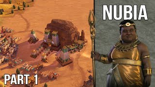 NUBIA VS. THE WORLD - Civilization 6 Gameplay as Nubia - Part 1