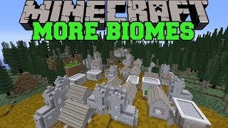 Minecraft: MORE BIOMES (100 BIOMES AND HUGE VILLAGES!) Mod Showcase