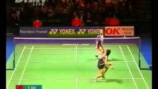 バドミントン　男子シングルス ゲードvsダン　 決勝 2004　【1/8】