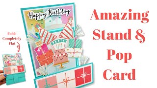 Amazing Stand & Pop Card | Original Design | NO DIES NEEDED! ?