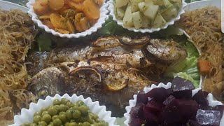 طريقة سوسو تيك? الحوت بحشوة لذيذة مع خضر مبخرة?