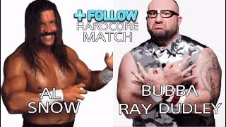 AL　SNOW　VS　BUBBA　RAY　DUDLEY　HARDCORE　MATCH　WWE2K19