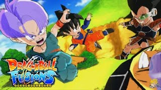Dragon Ball Fusions (3DS) -  Story Mode (Part 1) | Nappa & Raditz Fusion 【FULL HD】