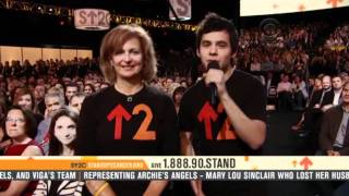 22-02 David Archuleta @ SU2C presenting CRUSH KIDS' CANCER TEAM (Sept 2010)