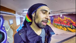 Skating In Dreadlocks Tam