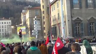 Manifestation Antifa Lyon 16/02/13